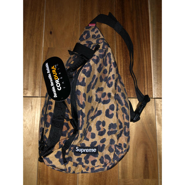 supreme sling bag leopard