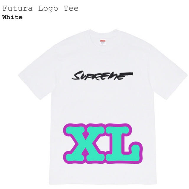 Supreme Futura Logo Tee 白 XL