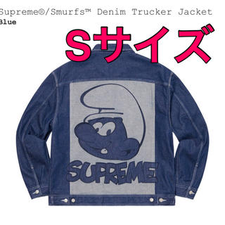 シュプリーム(Supreme)のSupreme Smurfs Denim Trucker Jacket(Gジャン/デニムジャケット)