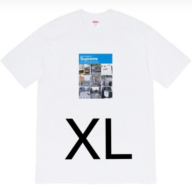 Supreme Verify Tee WHITE XL 白 - Tシャツ/カットソー(半袖/袖なし)