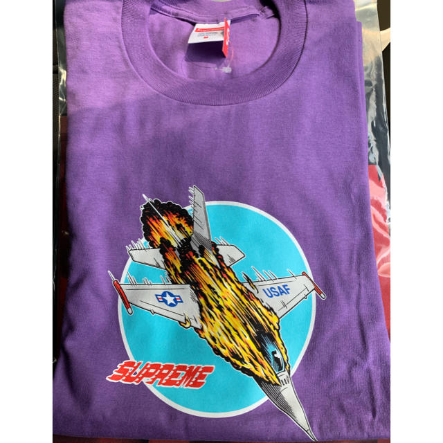 Supreme(シュプリーム)のsupreme  20aw jet tシャツ　Mサイズ　パープル メンズのトップス(Tシャツ/カットソー(半袖/袖なし))の商品写真