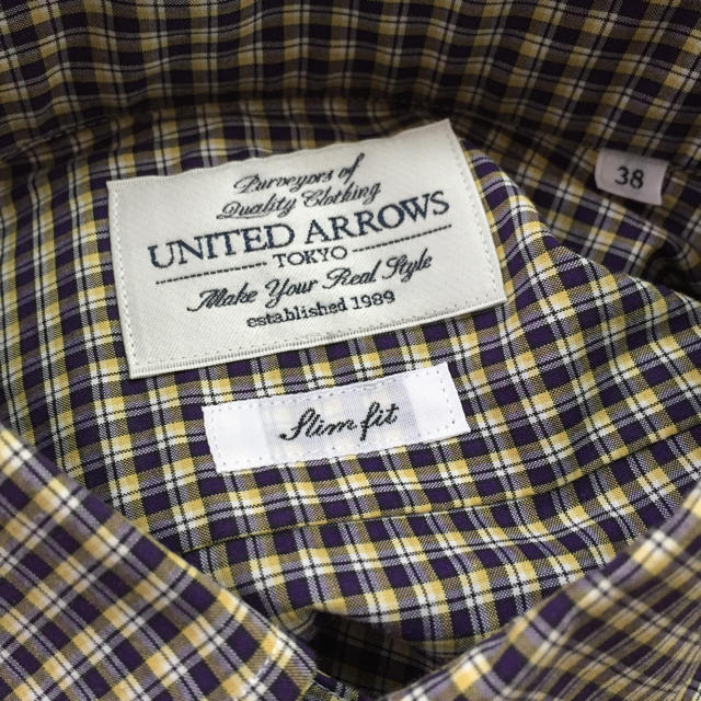 UNITED ARROWS(ユナイテッドアローズ)のunited arrows tokyo シャツ サイズ38 着用2回 日本製 メンズのトップス(シャツ)の商品写真