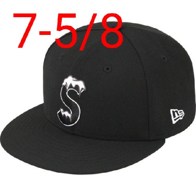 Supreme S Logo New Era 黒 XL