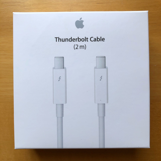 アップル(Apple)のApple Thunderbolt Cable 2.0m MD861ZM/A(PC周辺機器)