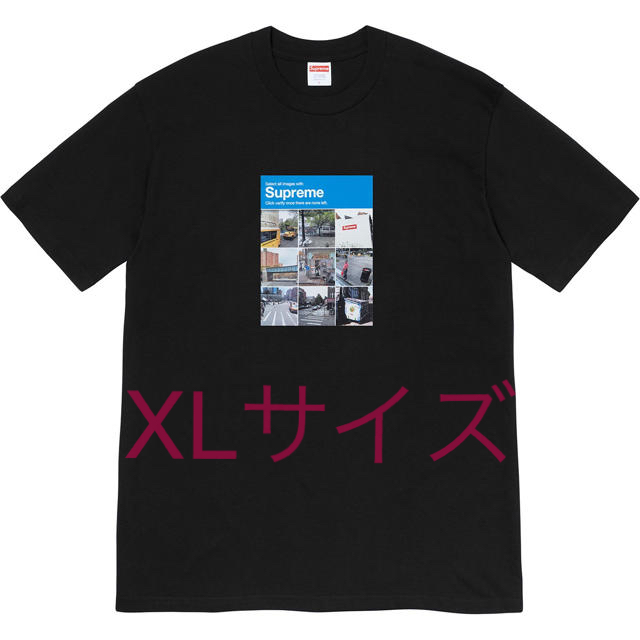 Tシャツ/カットソー(半袖/袖なし)【XLサイズ】Supreme Verify Tee ブラック 原宿店購入