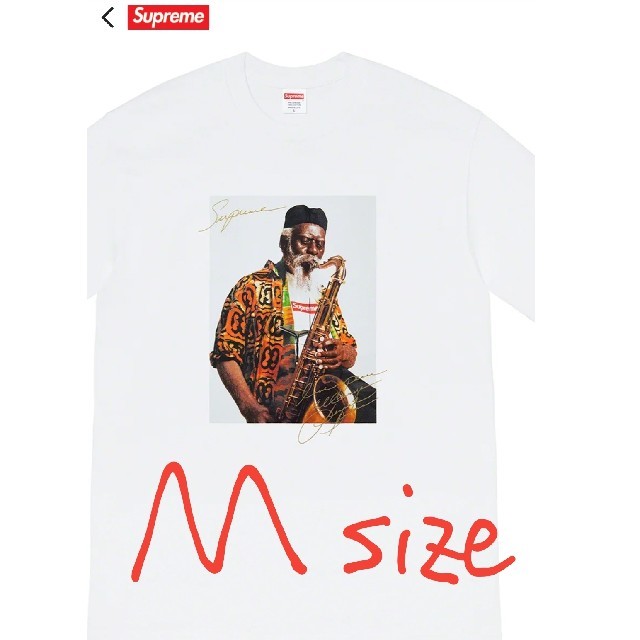 Supreme(シュプリーム)のsupreme pharoah sanders  M　ホワイト　白 メンズのトップス(Tシャツ/カットソー(半袖/袖なし))の商品写真