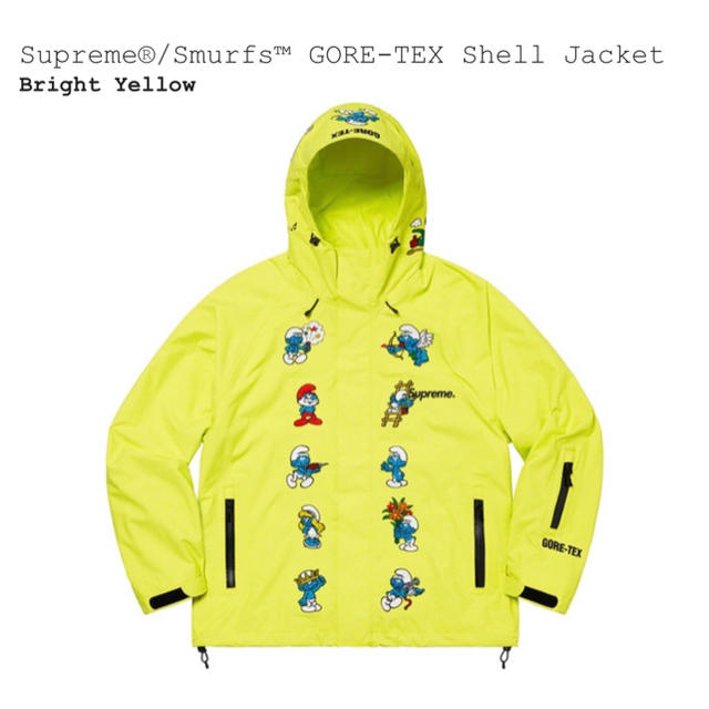 Supreme(シュプリーム)のSupreme smurfs shell jacket メンズのジャケット/アウター(マウンテンパーカー)の商品写真