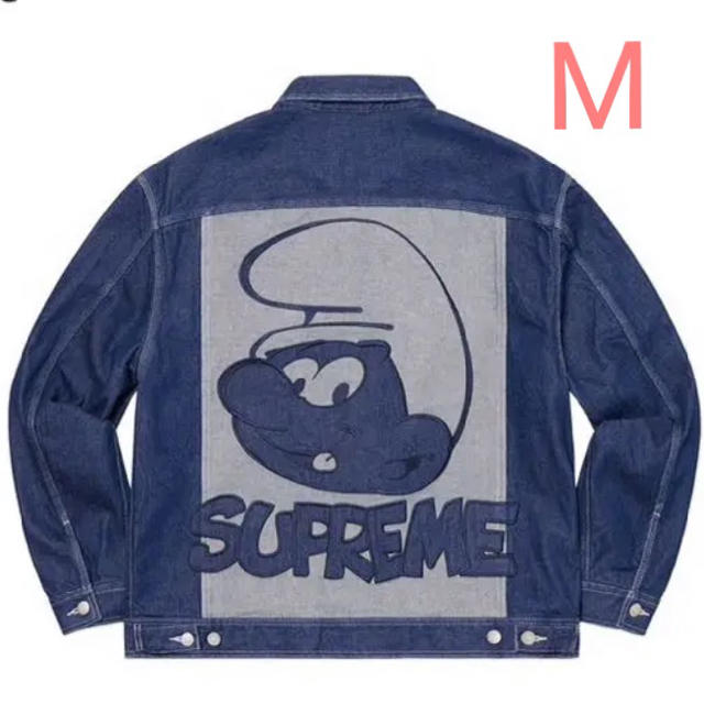 Supreme Smurfs Denim Jacket Blue M