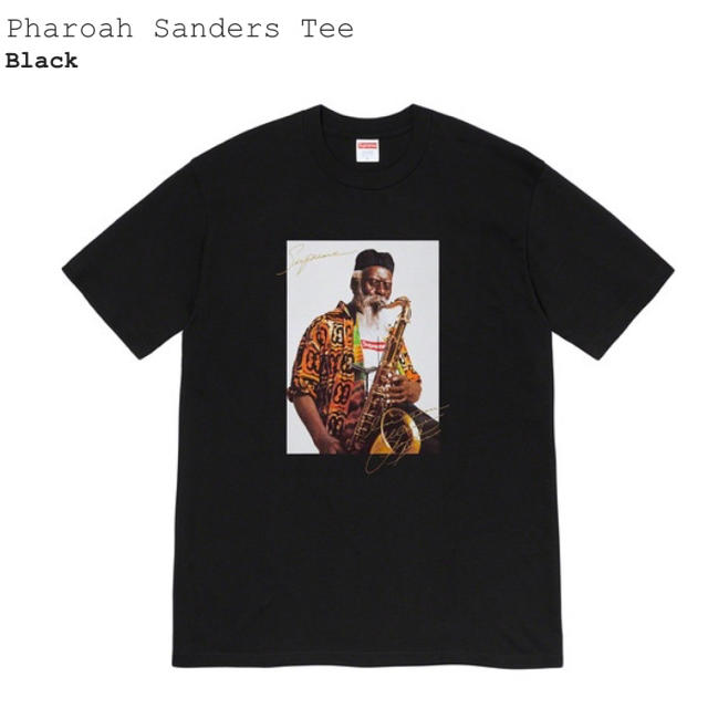 Supreme(シュプリーム)のsupreme シュプリーム Pharoah Sanders Tee 黒L メンズのトップス(Tシャツ/カットソー(半袖/袖なし))の商品写真