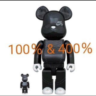 メディコムトイ(MEDICOM TOY)のBE@RBRICK NIKE SB 2020 BLACK 100％ & (その他)