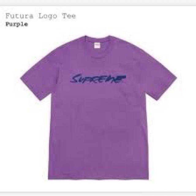 Supreme Futura Logo Tee パープル　Sサイズ