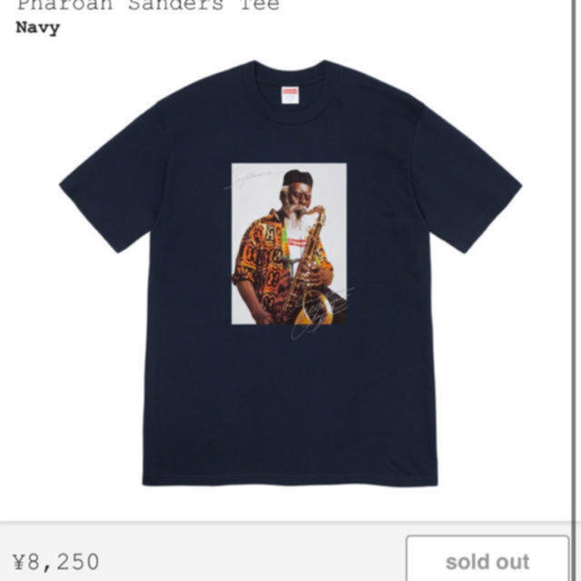 Supreme Pharoah Sanders Tee Navy - Tシャツ/カットソー(半袖/袖なし)