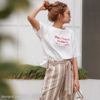 アングリッド(Ungrid)のUngrid ロゴショートTee(Tシャツ(半袖/袖なし))