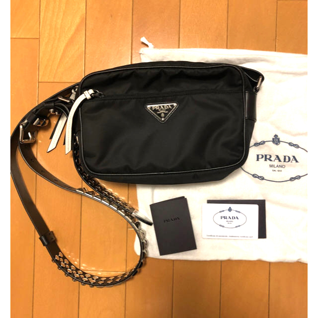 PRADA プラダ ショルダーバッグ ナイロン ブラック