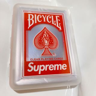 シュプリーム(Supreme)の新品　Bicycle® Clear Playing Cards Red(トランプ/UNO)