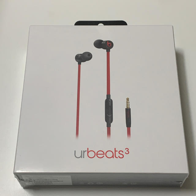 Beats urBeats3 ブラックレッド 有線イヤホン