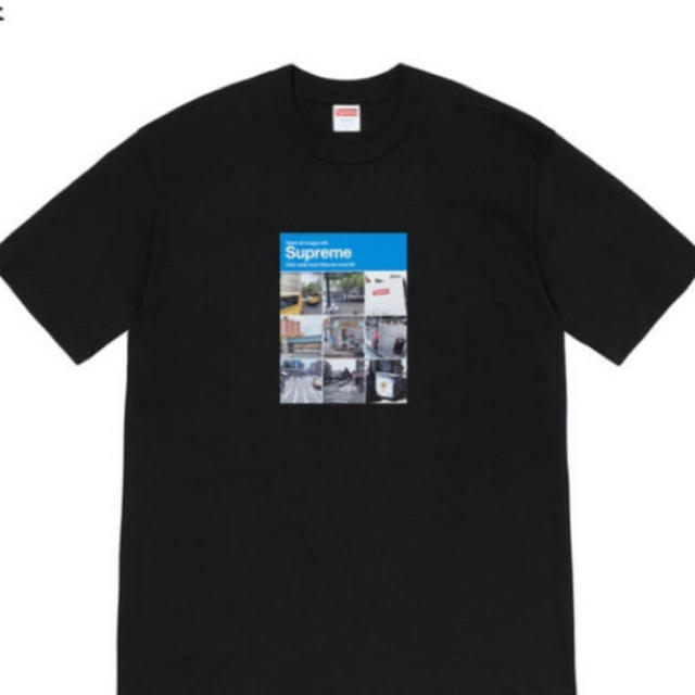 supreme  Verify Tee  black  L