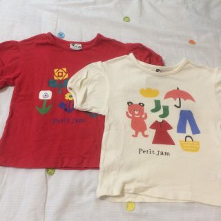 プチジャム(Petit jam)のプチジャム 半袖Tシャツ2枚セット(Tシャツ/カットソー)