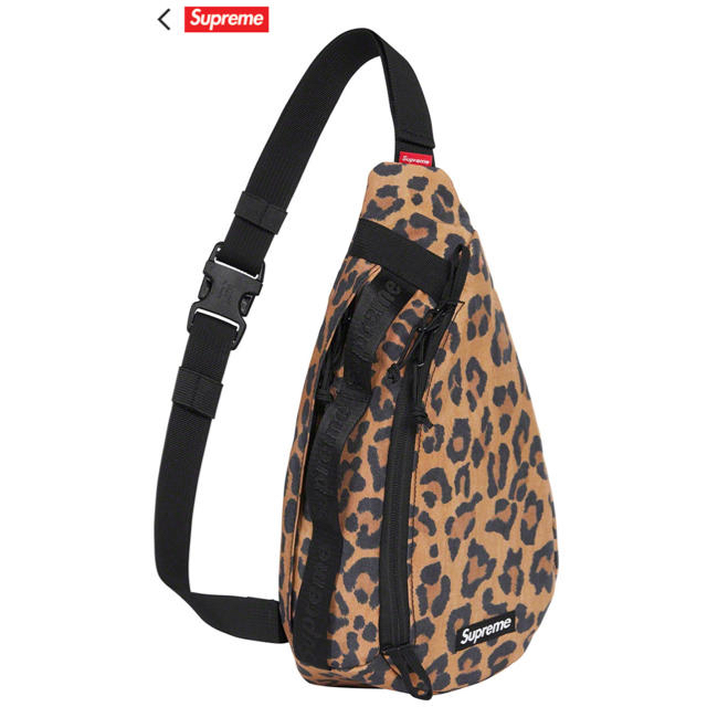 20fw 20awSupreme Sling Bag Leopard 2020 2