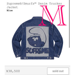 シュプリーム(Supreme)のSupreme smurfs Denim jacket M(Gジャン/デニムジャケット)