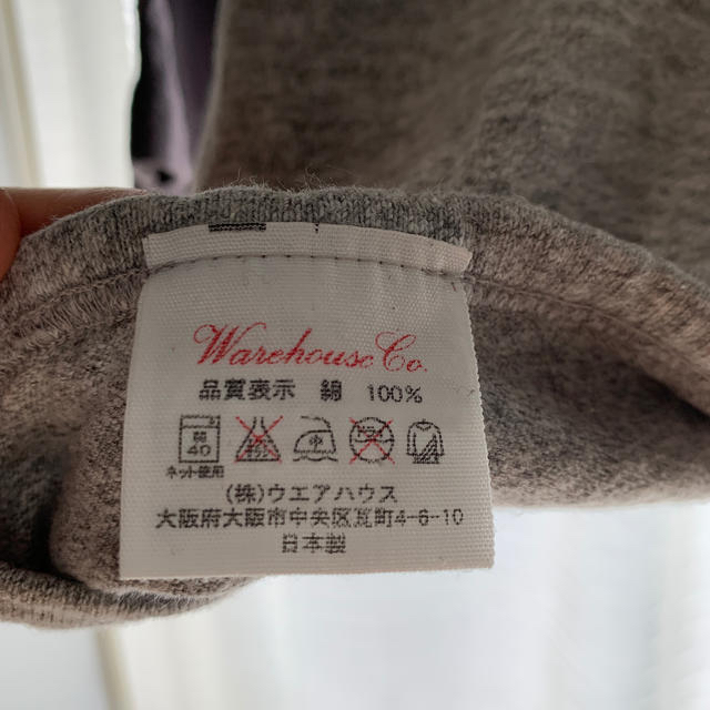 WAREHOUSE(ウエアハウス)のwarehouse メンズのトップス(Tシャツ/カットソー(七分/長袖))の商品写真