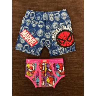 マーベル(MARVEL)のMARVEL スパイダーマン　水着　ビニールポーチセット(水着)