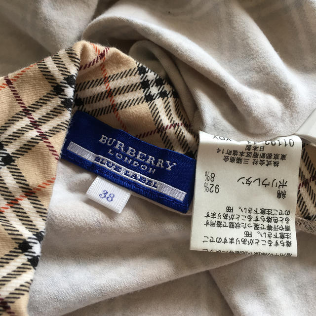 BURBERRY BLUE LABEL(バーバリーブルーレーベル)のバーバリー　ブルーレーベル  キャミソール　チューブトップ　ベアトップ　38 レディースのトップス(キャミソール)の商品写真