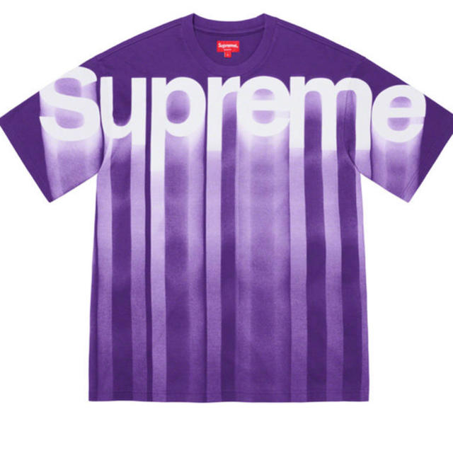 新品国内正規品　Bleed Logo S/S Top Purple MTシャツ/カットソー(半袖/袖なし)