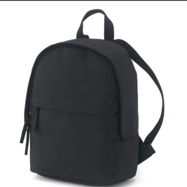 MUJI (無印良品)(ムジルシリョウヒン)の新品　無印　ミニリュックサック　ブラック レディースのバッグ(リュック/バックパック)の商品写真