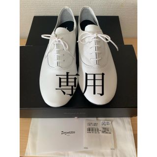 レペット(repetto)のレペット  レースアップシューズ　シャーロット　希少40 未使用品(ローファー/革靴)