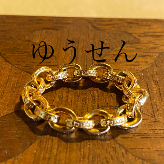 Chrome Hearts(クロムハーツ)の22K PAPER CHAIN RING ペーパーチェーン ゴールドリング メンズのアクセサリー(リング(指輪))の商品写真