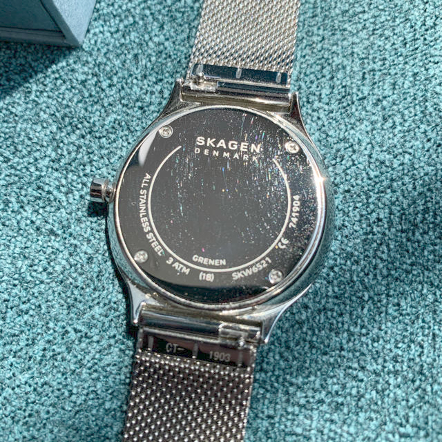 SKAGEN(スカーゲン)のスカーゲン SKAGEN SKW6521 ブルー 青 ブルベ ビッグフェイス レディースのファッション小物(腕時計)の商品写真