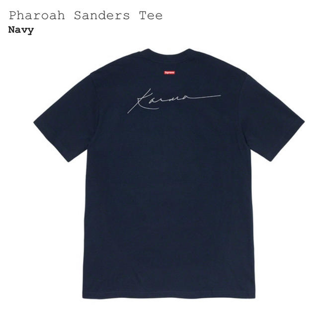 Supreme(シュプリーム)のL Supreme Pharoah Sanders Tee Navy Photo メンズのトップス(Tシャツ/カットソー(半袖/袖なし))の商品写真