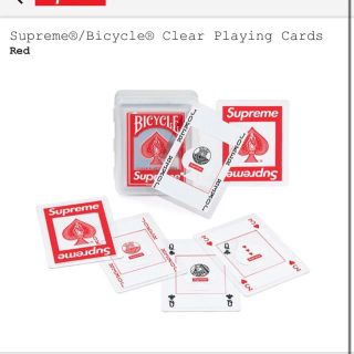 シュプリーム(Supreme)のSupreme®️/Bicycle®️ Clear Playing Cards(トランプ/UNO)