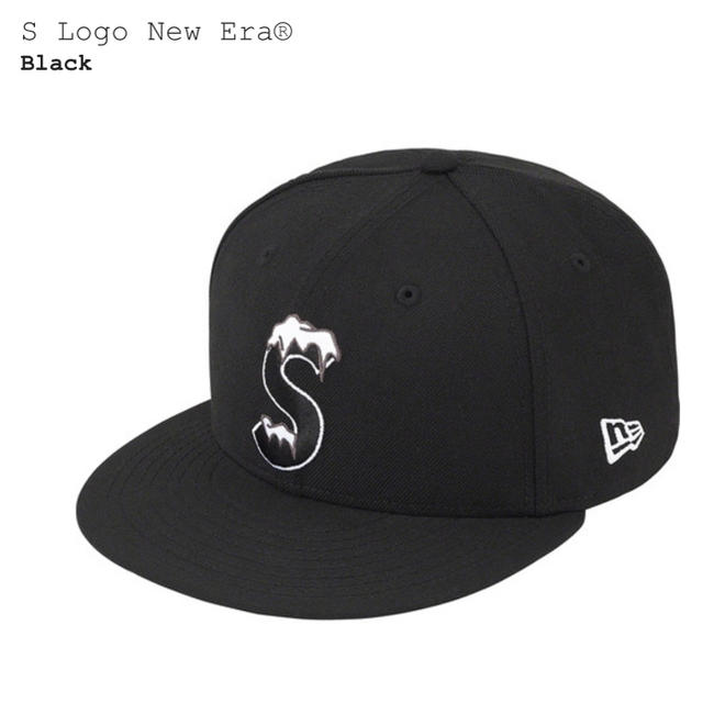 メンズSupreme NEW ERA S logo Black 7 1/2