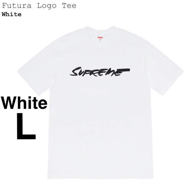 L Supreme Futura Logo Tee White フューチュラ 白