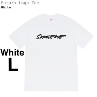 シュプリーム(Supreme)のL Supreme Futura Logo Tee White フューチュラ 白(Tシャツ/カットソー(半袖/袖なし))