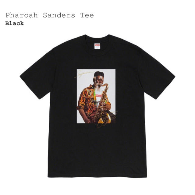 Supreme(シュプリーム)のsupreme pharoah sanders tee black m メンズのトップス(Tシャツ/カットソー(半袖/袖なし))の商品写真