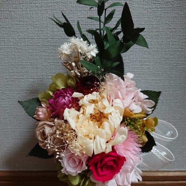 仏花ＳOLD☆ブリザードフラワー★★☆お供え花☆white