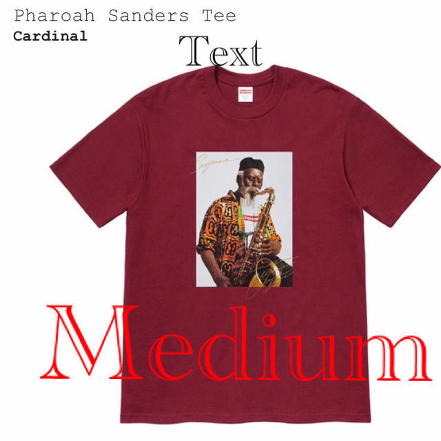 Supreme Pharoah Sanders Tee M Cardinal