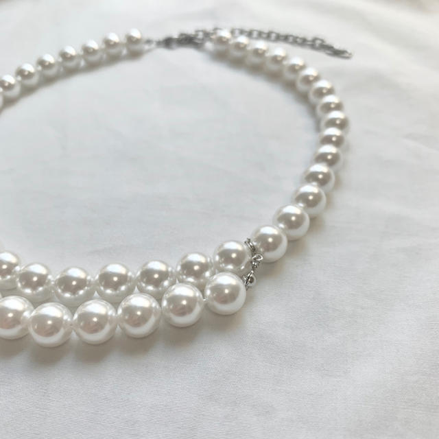 COMME des GARCONS(コムデギャルソン)のchangeable pearl necklace 2way  pearl メンズのアクセサリー(ネックレス)の商品写真