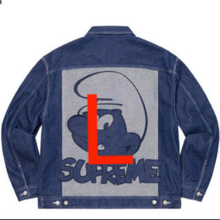 シュプリーム(Supreme)のSupreme Smurfs Denim Trucker Jacket(Gジャン/デニムジャケット)