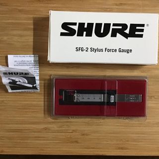 SHURE 針圧計 SFG-2 国内正規品(レコード針)