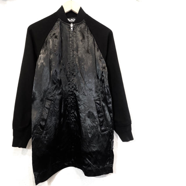 BLACK COMME des GARCONS(ブラックコムデギャルソン)のBLACK COMME des GARCONS★スタジャン★コムデギャルソン★黒 メンズのジャケット/アウター(スタジャン)の商品写真