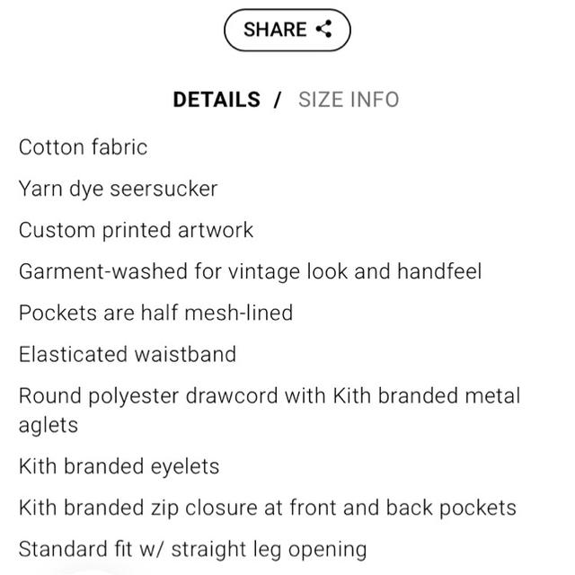 kith seersocker hardaway メンズのパンツ(ショートパンツ)の商品写真