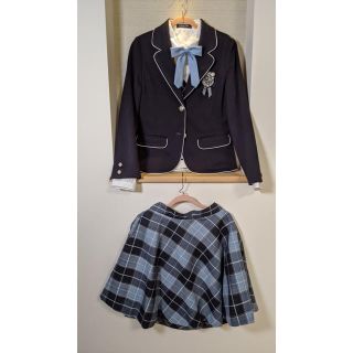 ポンポネット(pom ponette)のお受験面談用制服　女子用　ジャケット　シャツ　ベスト　ネクタイ　スカート(ドレス/フォーマル)