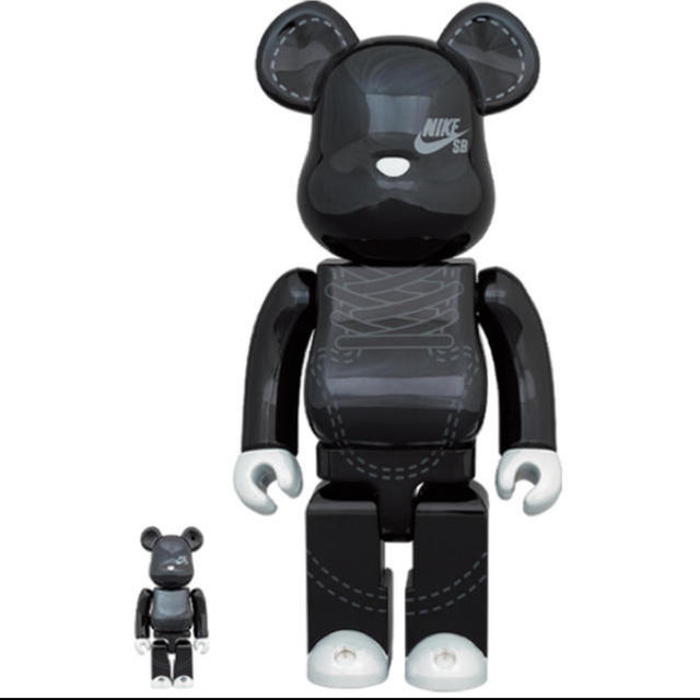 BE@RBRICK NIKE SB 2020 BLACK 100％ & 400％エンタメ/ホビー