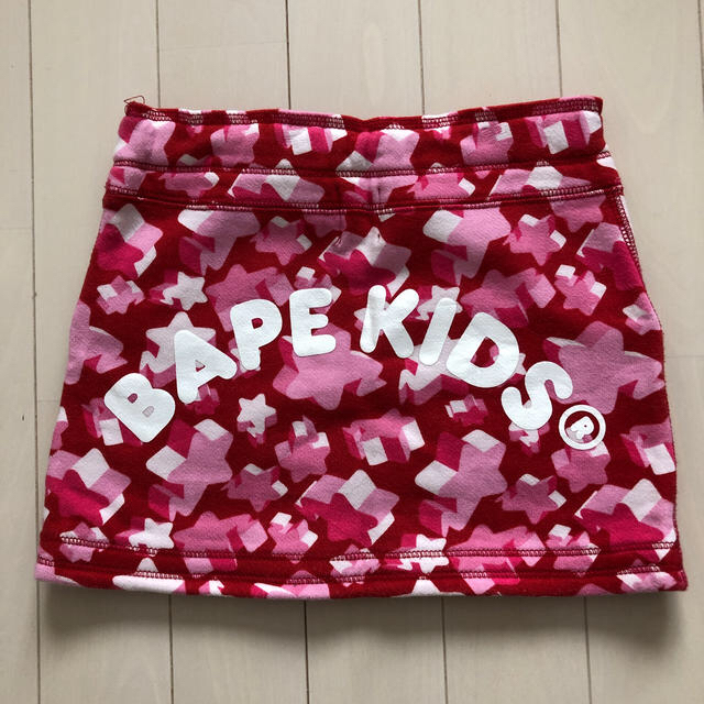 A BATHING APE(アベイシングエイプ)のBAPE KIDS 3D STA CAMO SKIRT キッズ/ベビー/マタニティのキッズ服女の子用(90cm~)(スカート)の商品写真