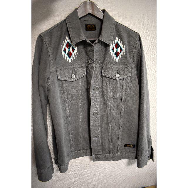 メンズNeighborhood - grey trucker jacket M