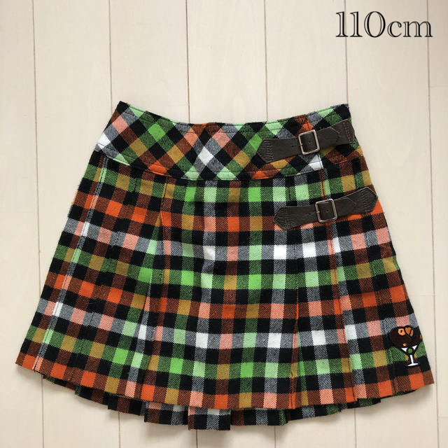 BAPE KIDS MILO BLOCK CHECK SKIRTスカート